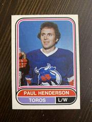 Paul Henderson #42 Hockey Cards 1975 O-Pee-Chee WHA Prices
