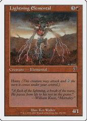 Lightning Elemental [Foil] Magic 7th Edition Prices