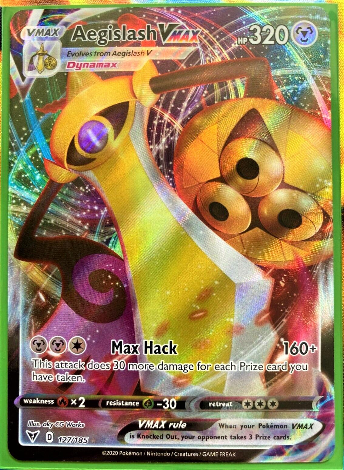 Aegislash VMAX #127 Prices | Pokemon Vivid Voltage | Pokemon Cards