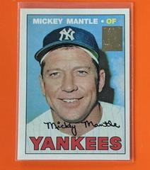 1967 Topps Reprint Baseball Cards 1996 Topps Mantle Reprint Prices