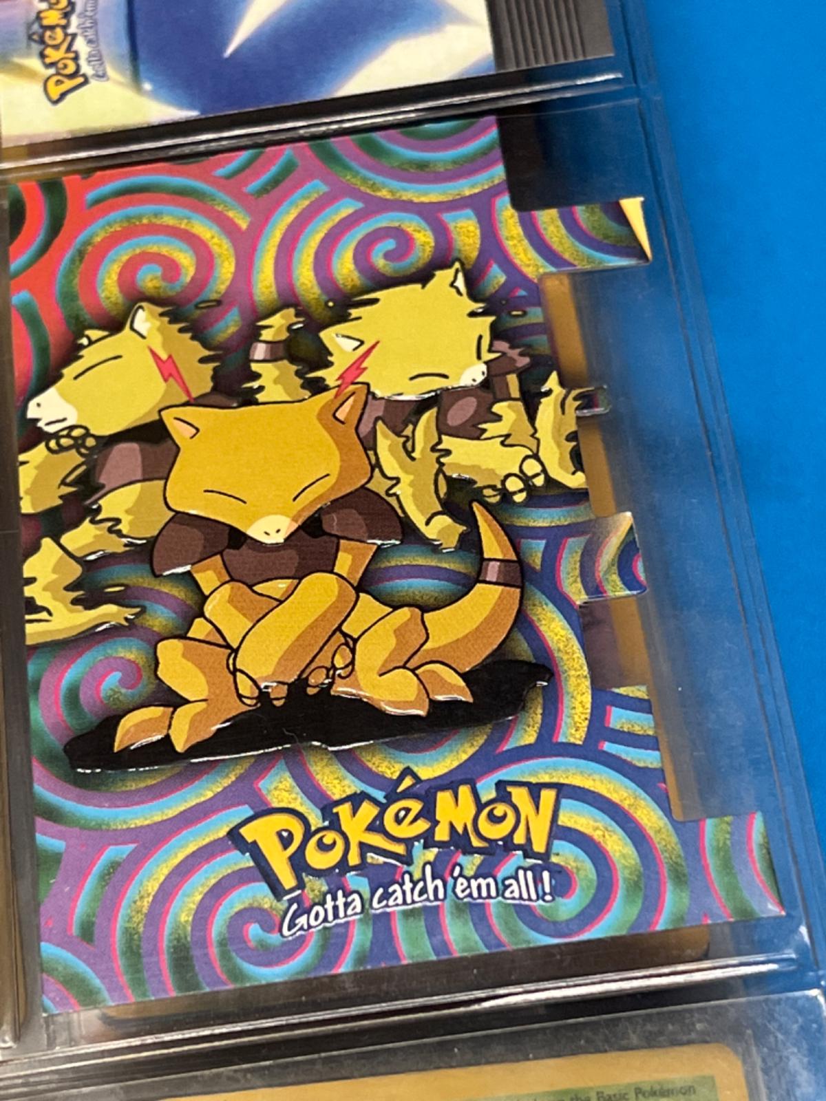 Abra #EV7 Pokemon 2000 Topps TV Die Cut