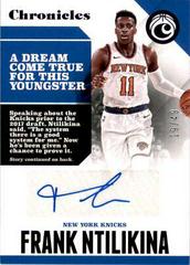 Frank Ntilikina [Purple] #CA-FNK Basketball Cards 2017 Panini Chronicles Autographs Prices
