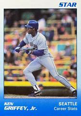 Ken Griffey Jr. [Career Stats Yellow Back] #2 Baseball Cards 1989 Star Griffey Jr Prices