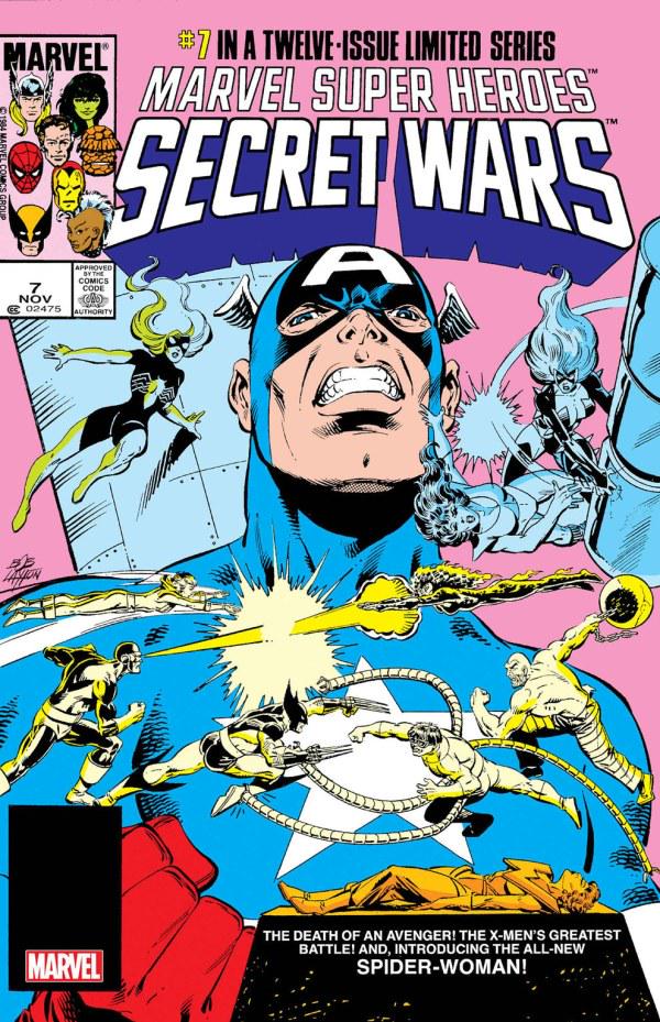 Marvel Super Heroes: Secret Wars [Facsimile Foil] #7 (2024) Comic Books Marvel Super Heroes Secret Wars Facsimile Edition