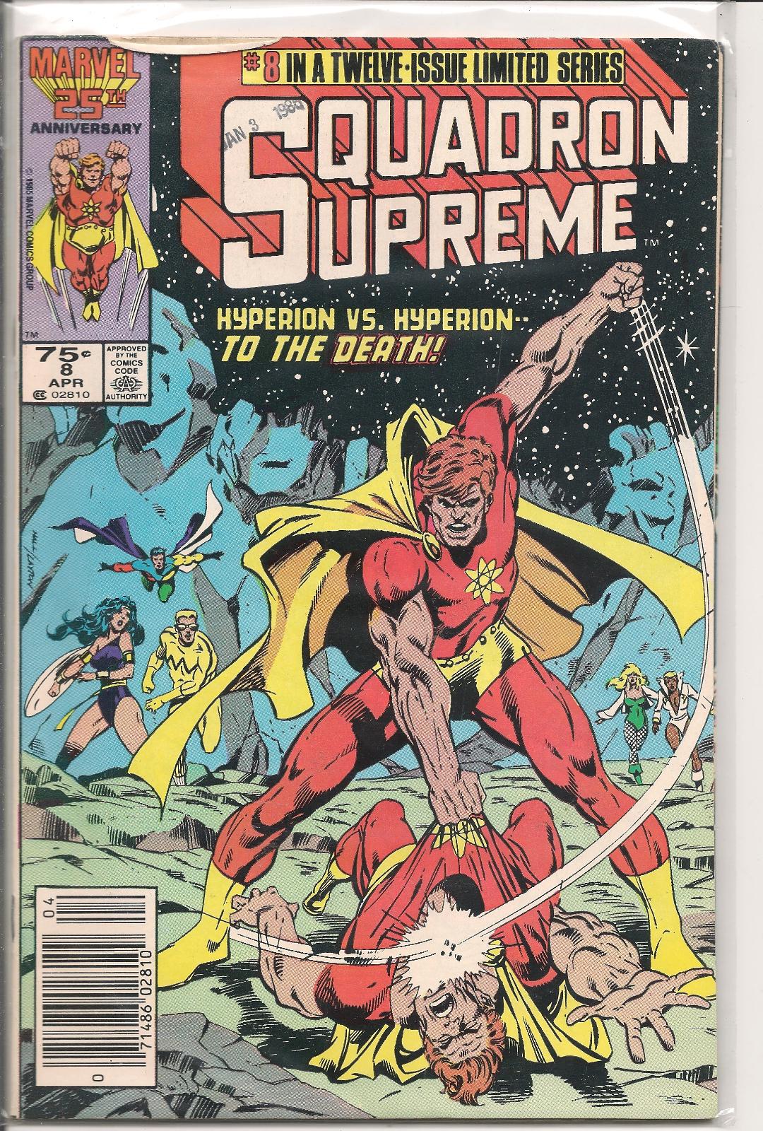 Squadron Supreme [Newsstand] #8 (1986) Comic Books Squadron Supreme