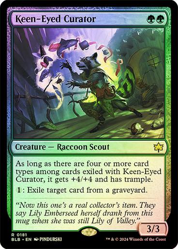 Keen-Eyed Curator [Foil] #181 Magic Bloomburrow