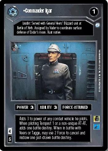 Commander Igar [Limited] Star Wars CCG Endor