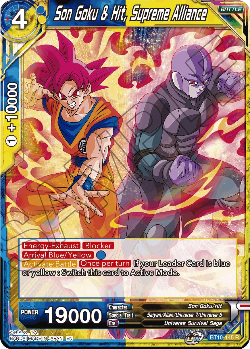 Son Goku & Hit, Supreme Alliance BT10-145 Dragon Ball Super Rise of the Unison Warrior