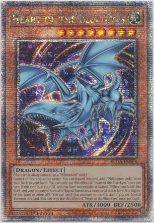 Heart of the Blue-Eyes [Quarter Century Secret Rare] ROTA-EN004 YuGiOh Rage of the Abyss