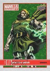 Doctor Doom [Green] #18 Marvel 2021 Upper Deck Annual Prices