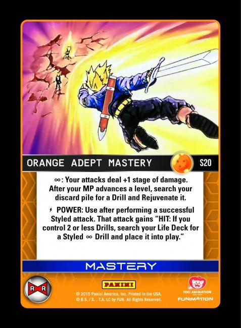 Orange Adept Mastery S20 Dragon Ball Z Evolution