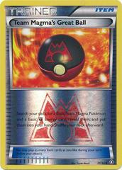 Team Magma's Great Ball [Reverse Holo] #31 Pokemon Double Crisis Prices