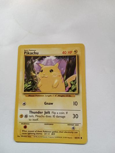 Pikachu [1st Edition] #58 photo