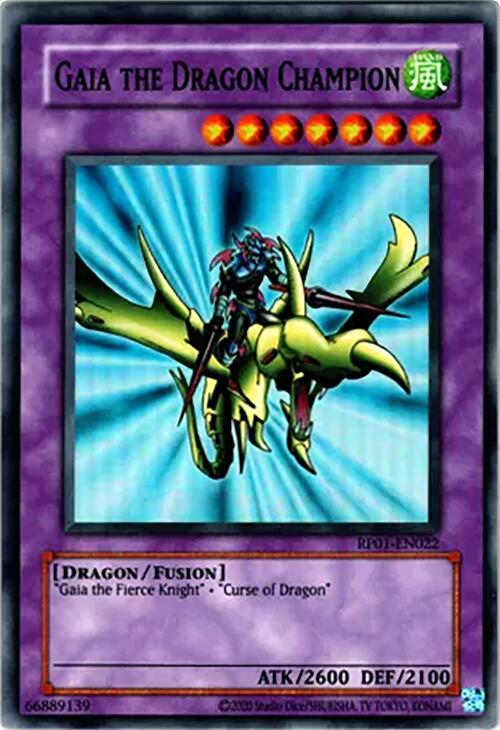 Gaia the Dragon Champion RP01-EN022 YuGiOh Retro Pack 2024