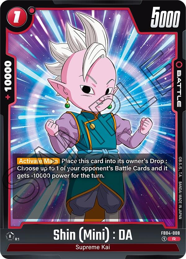 Shin [Mini] : DA [Holo] FB04-008 Dragon Ball Fusion World Ultra Limit