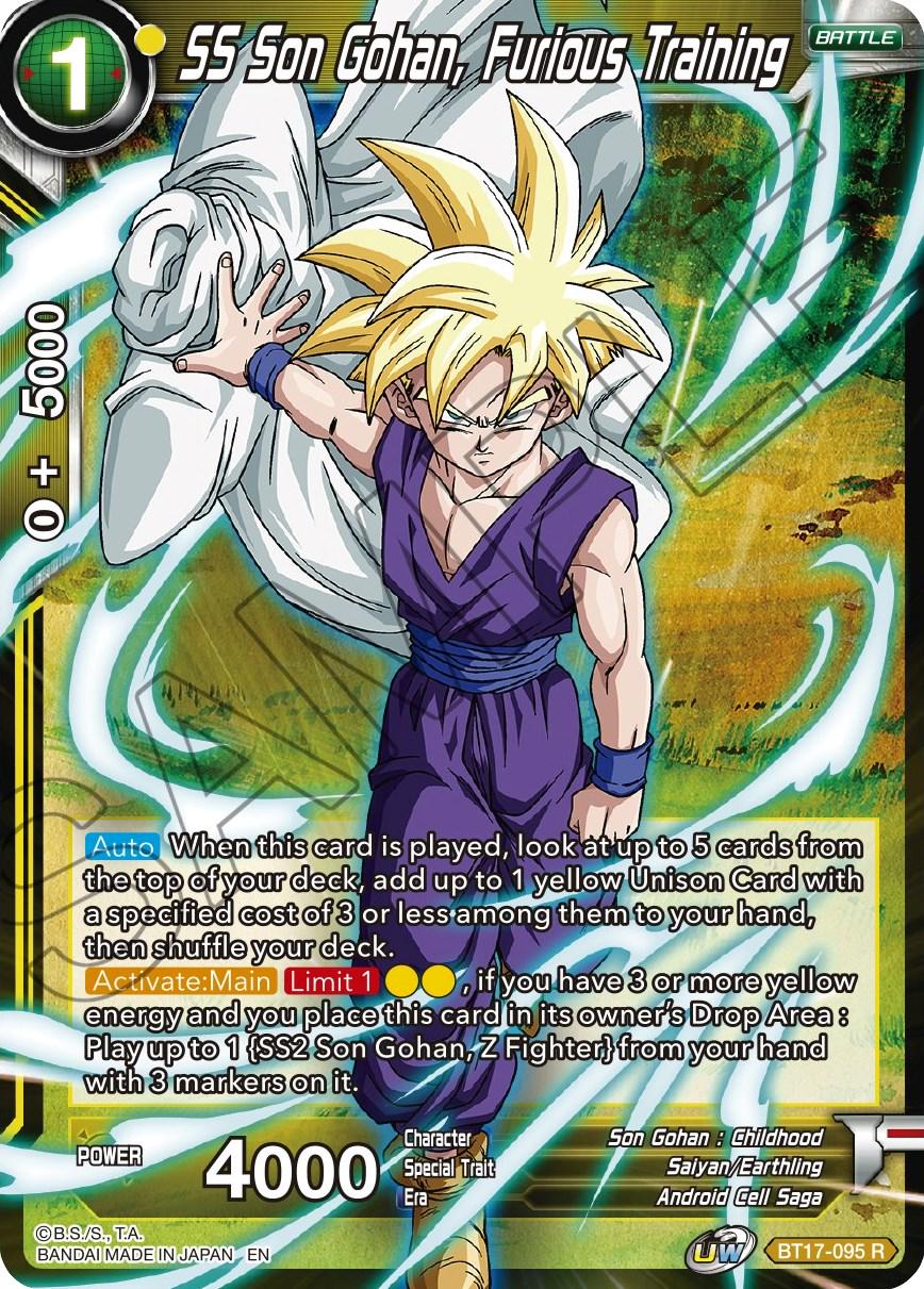 SS Son Gohan, Furious Training BT17-095 Dragon Ball Super Ultimate Squad