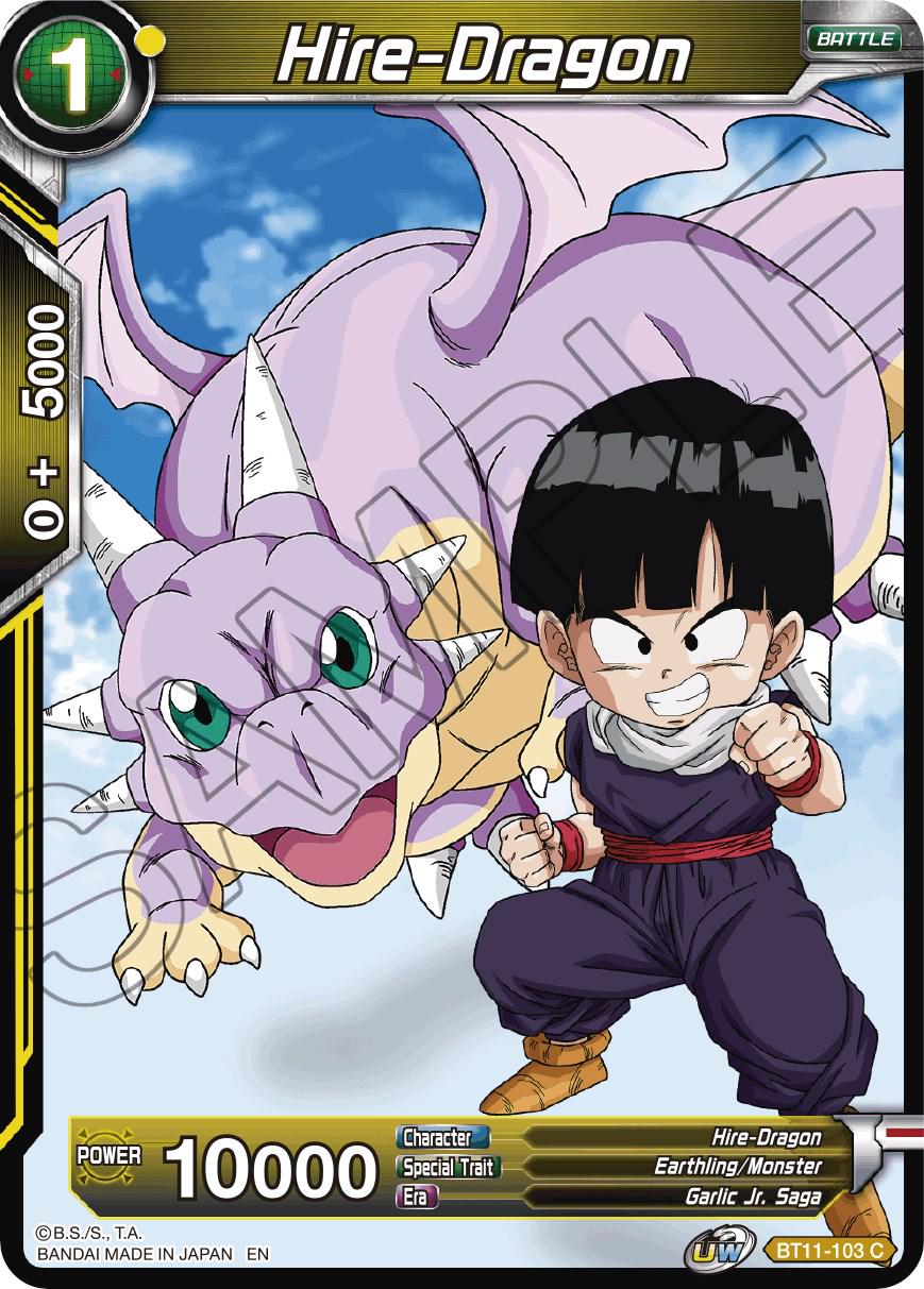 Hire-Dragon BT11-103 Dragon Ball Super Vermilion Bloodline