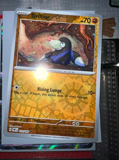 Drilbur [Reverse Holo] #111 photo