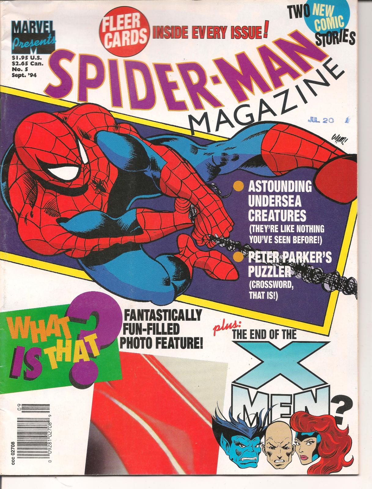 Spider-Man Magazine #5 (1994) Comic Books Spider-Man Magazine