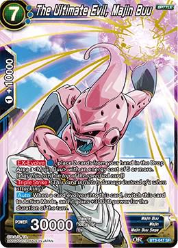 The Ultimate Evil, Majin Buu BT3-047 Dragon Ball Super Cross Worlds