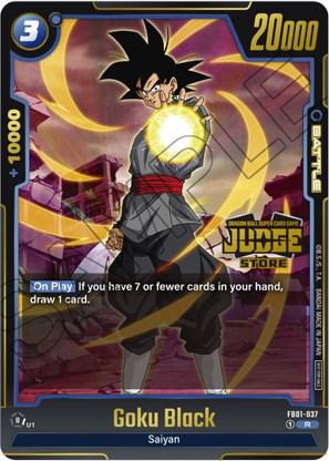 Goku Black - FB01-037 [Judge Pack [Holo] FB01-037 Dragon Ball Fusion World Judge Promo