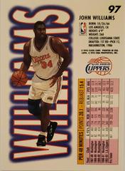 Back | John Williams Basketball Cards 1993 Fleer
