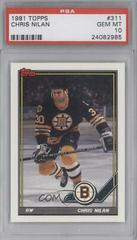 Chris Nilan #311 Hockey Cards 1991 Topps Prices