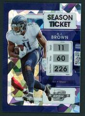 A. J. Brown [Cracked Ice] #23 Football Cards 2021 Panini Contenders Optic Prices