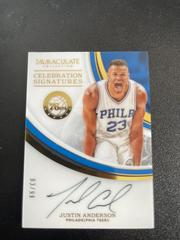 Justin Anderson Basketball Cards 2016 Panini Immaculate Collection Celebration Signatures Prices