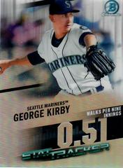 George Kirby #st-27 Baseball Cards 2020 Bowman Chrome Stat Tracker Prices