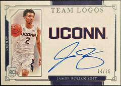 James Bouknight [Team Logos] #TL-JB Basketball Cards 2021 Panini National Treasures Collegiate Prices
