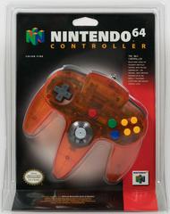 Nintendo 64 Fire Orange Blister Pak Controller | Fire Orange Controller Nintendo 64