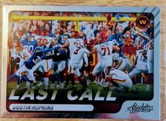 Dustin Hopkins #LC-11 Football Cards 2022 Panini Absolute Last Call Prices