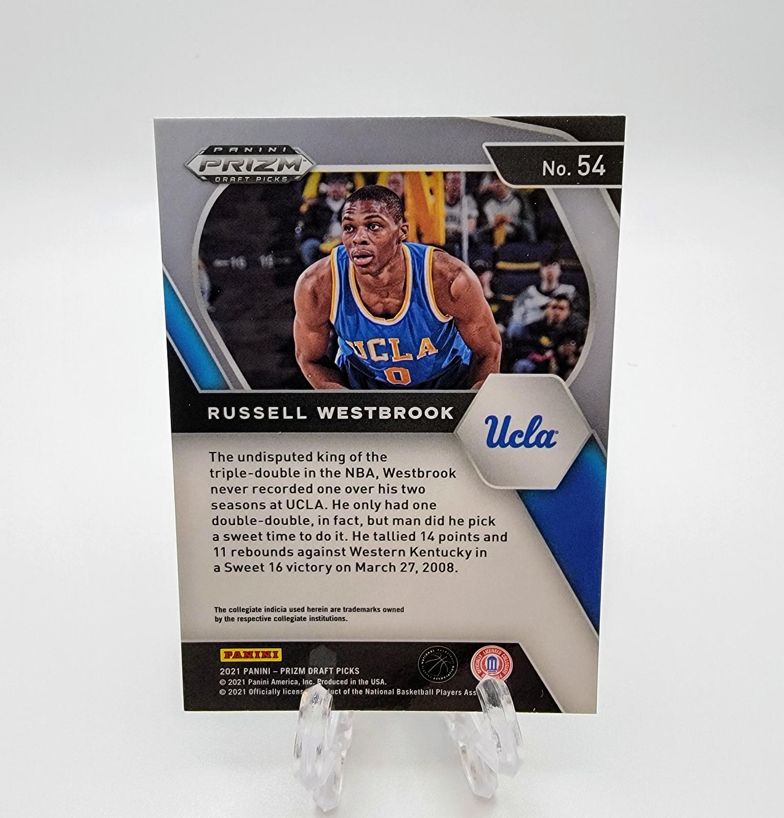 Russell Westbrook 54 Prices 2021 Panini Prizm Draft Picks