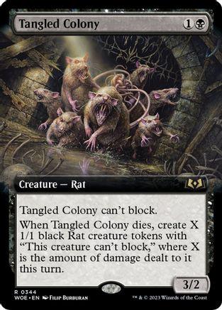 Tangled Colony [Extended Art] #344 Magic Wilds of Eldraine