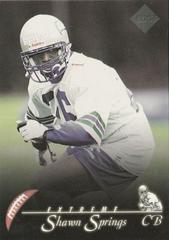 Shawn Springs #160 Football Cards 1997 Collector's Edge Extreme Prices