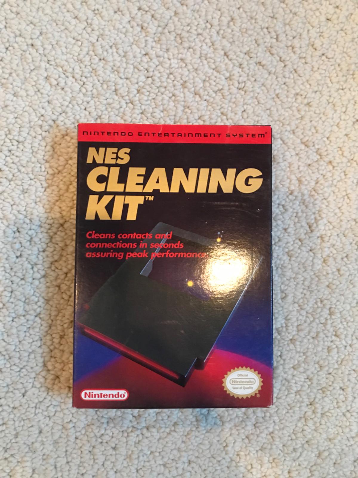Cleaning Kit Item, Box, and Manual NES