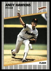 Andy Hawkins #307 Baseball Cards 1989 Fleer Prices