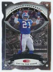 Tiki Barber [Cut to the Chase] Football Cards 1997 Panini Donruss Preferred Prices
