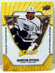 Quinton Byfield Hockey Cards 2021 Upper Deck MVP Rookie Formations Prices
