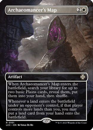 Archaeomancer's Map [Borderless] #101 Magic Lost Caverns of Ixalan Commander