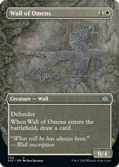 Wall of Omens [Borderless] Magic Double Masters 2022 Prices