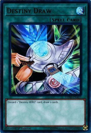 Destiny Draw [Ultra Rare] | Ungraded | YuGiOh Legendary Hero Decks