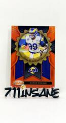 Aaron Donald [Orange] #18 Football Cards 2022 Panini Certified Seal of Approval Prices