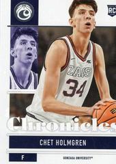 Chet Holmgren [Purple] #1 Basketball Cards 2022 Panini Chronicles Draft Picks Prices