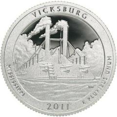 2011 D [VICKSBURG] Coins America the Beautiful Quarter Prices
