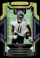 A. J. Brown [Black Gold Die Cut] #233 Football Cards 2021 Panini Select Prices