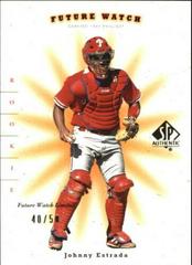 Johnny Estrada [SP Limited] #121 Baseball Cards 2001 SP Authentic Prices