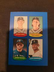 George Kirby, Logan Gilbert, Jarred Kelenic, Julio Rodriguez [Blue] Baseball Cards 2023 Topps Heritage 1974 Stamps High Number Prices