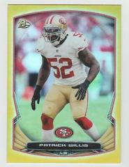 Patrick Willis [Gold] Football Cards 2014 Bowman Prices
